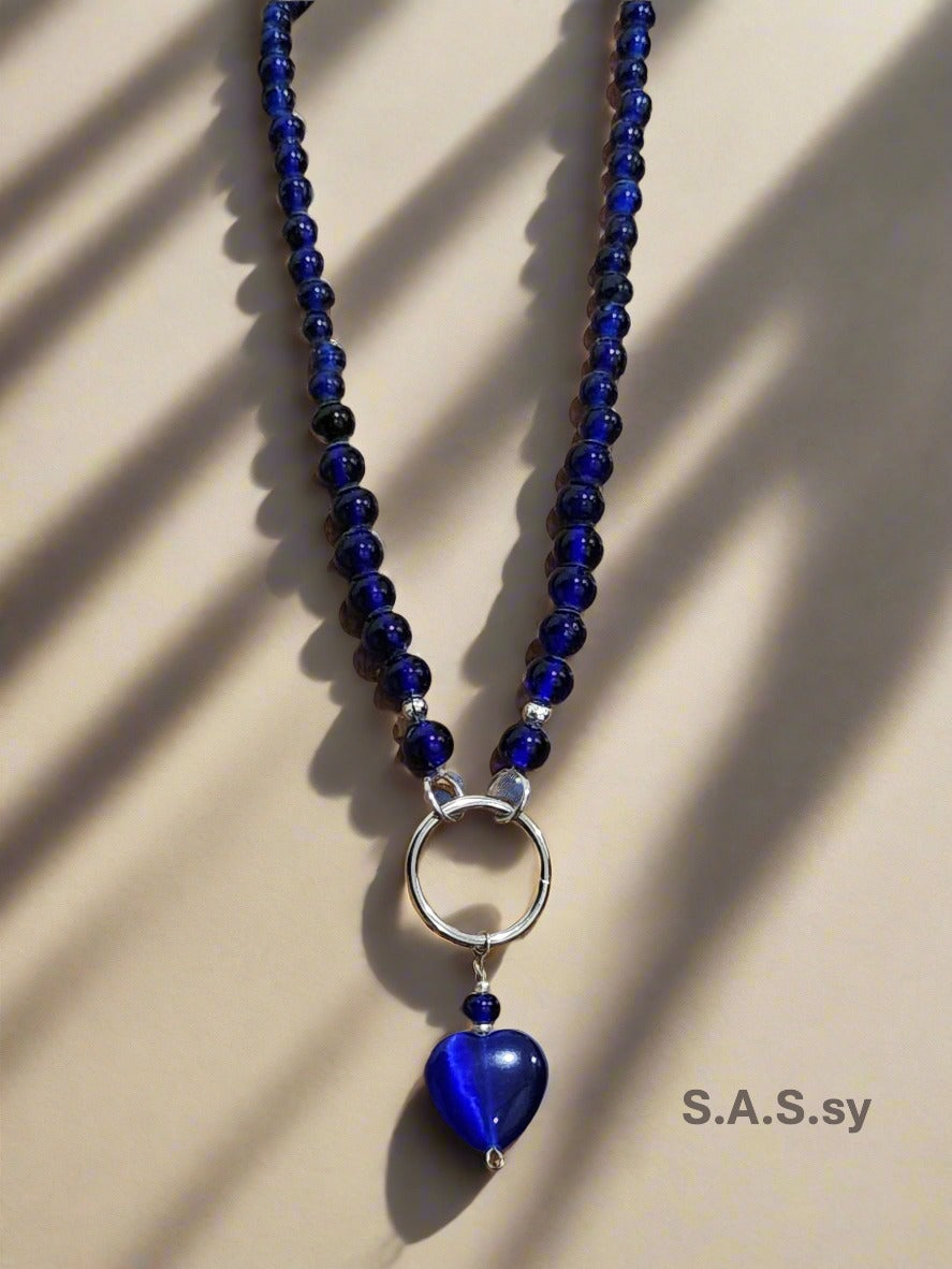 Midnight Heart Necklace