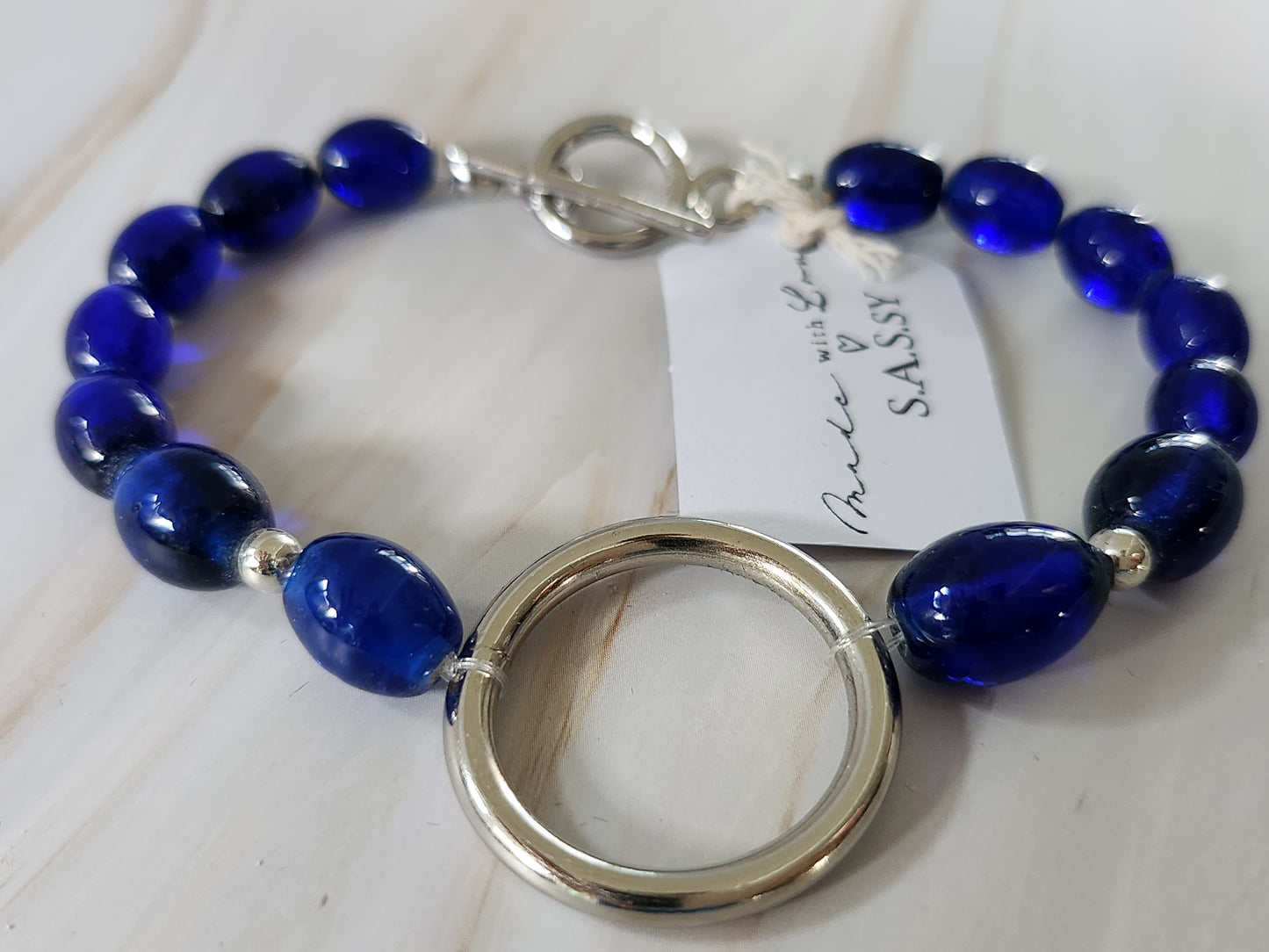 Blue Beaded Bracelets