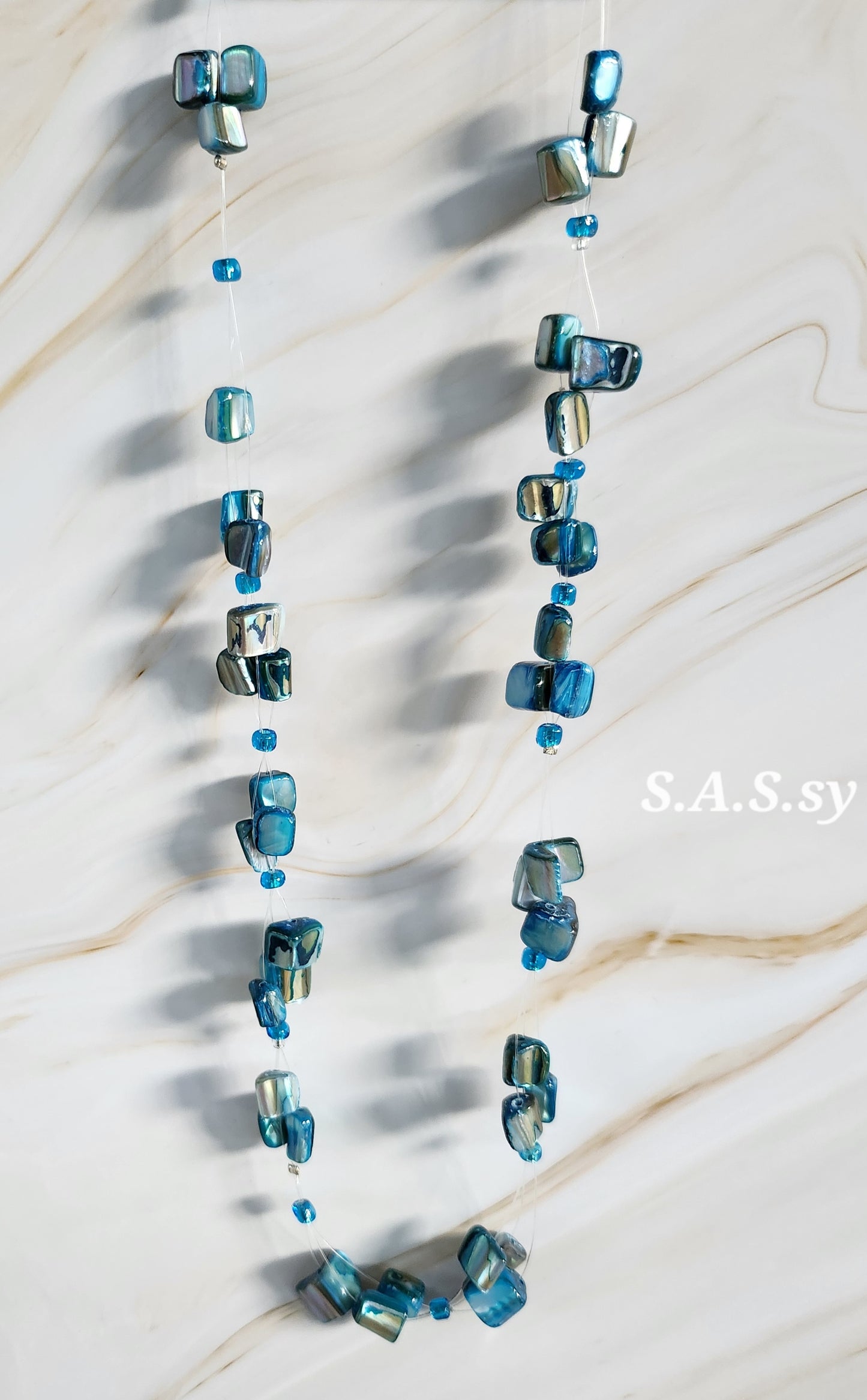 Azure Cascade Necklaces