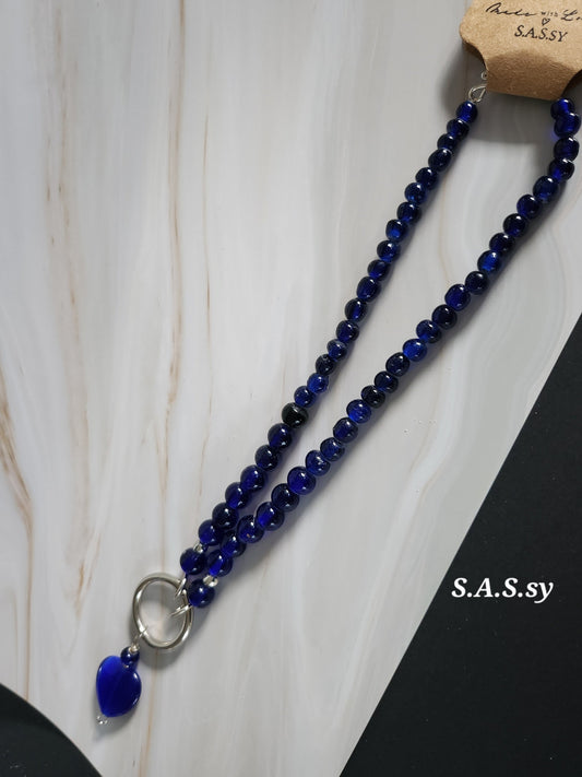 Midnight Heart Necklace