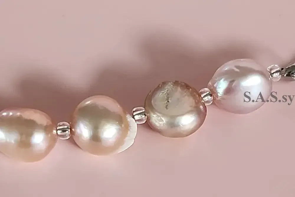 Blush Horizon Freshwater Pearl Bracelet - Sassy by Sharmin Aziz