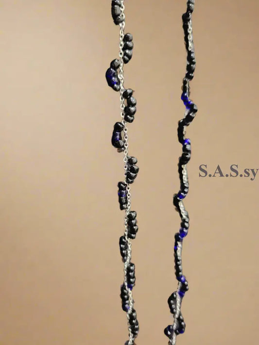 Black Wave Long Chains N08