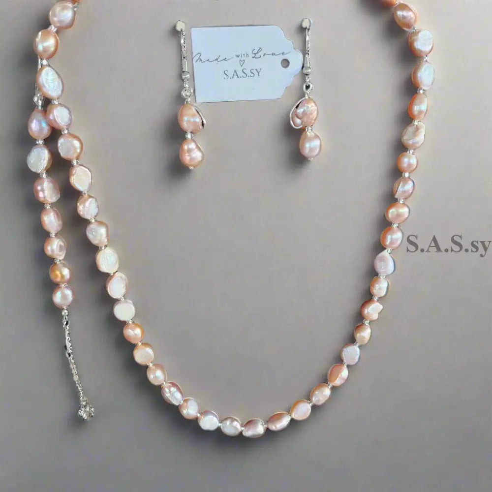 Blush Muse Pearl Necklace Necklace