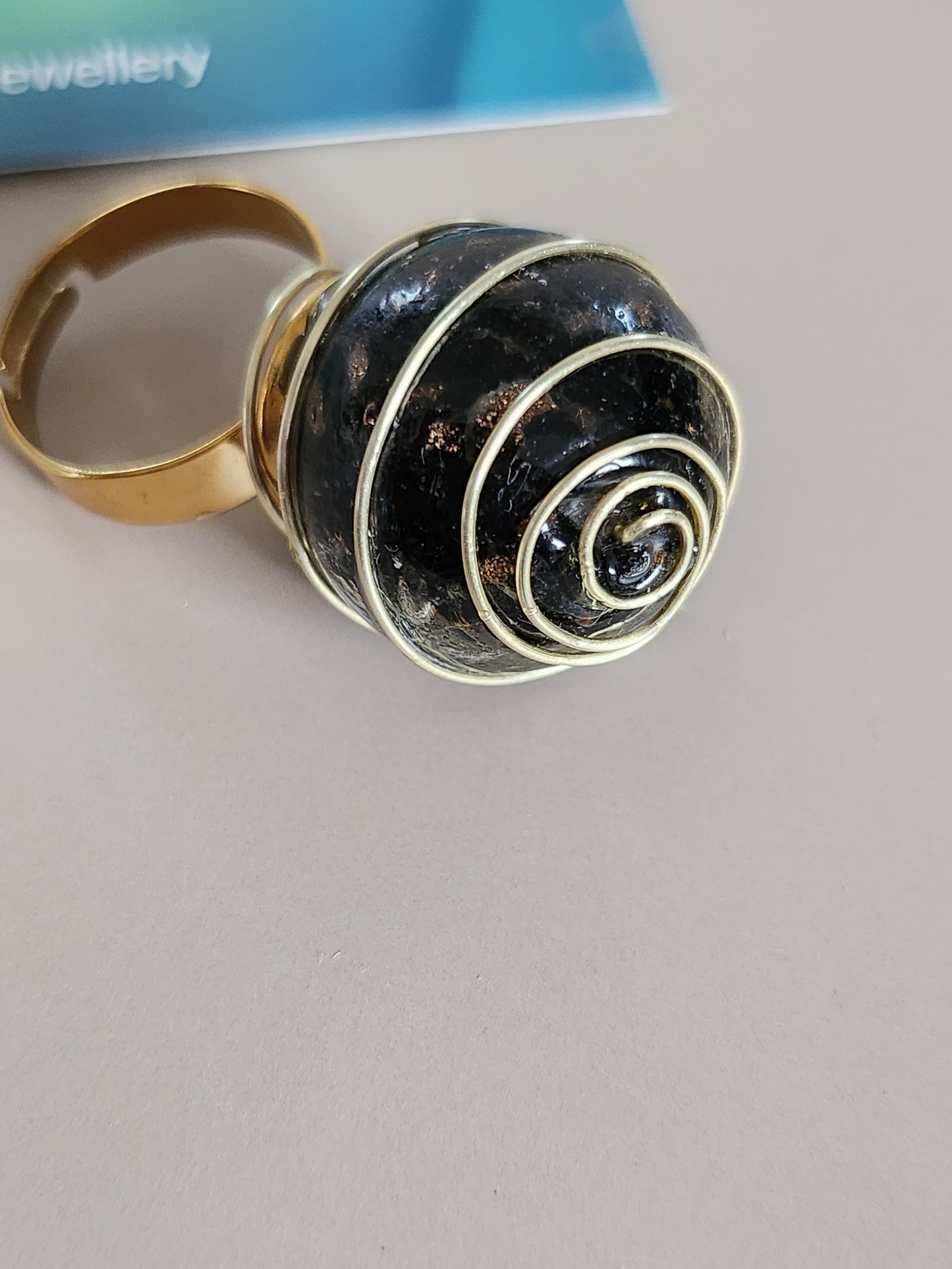 Wire Wrapped Solitaire rings