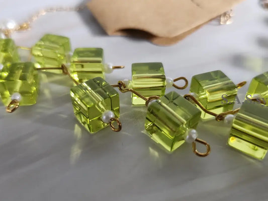 Verdant Glimmer Necklace N27 Necklace