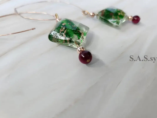 Vibrant Geometric Earrings E16 Earrings