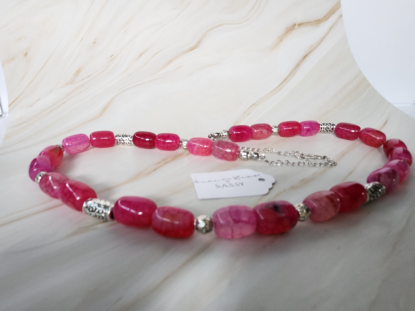 Pink Gemstone Necklace