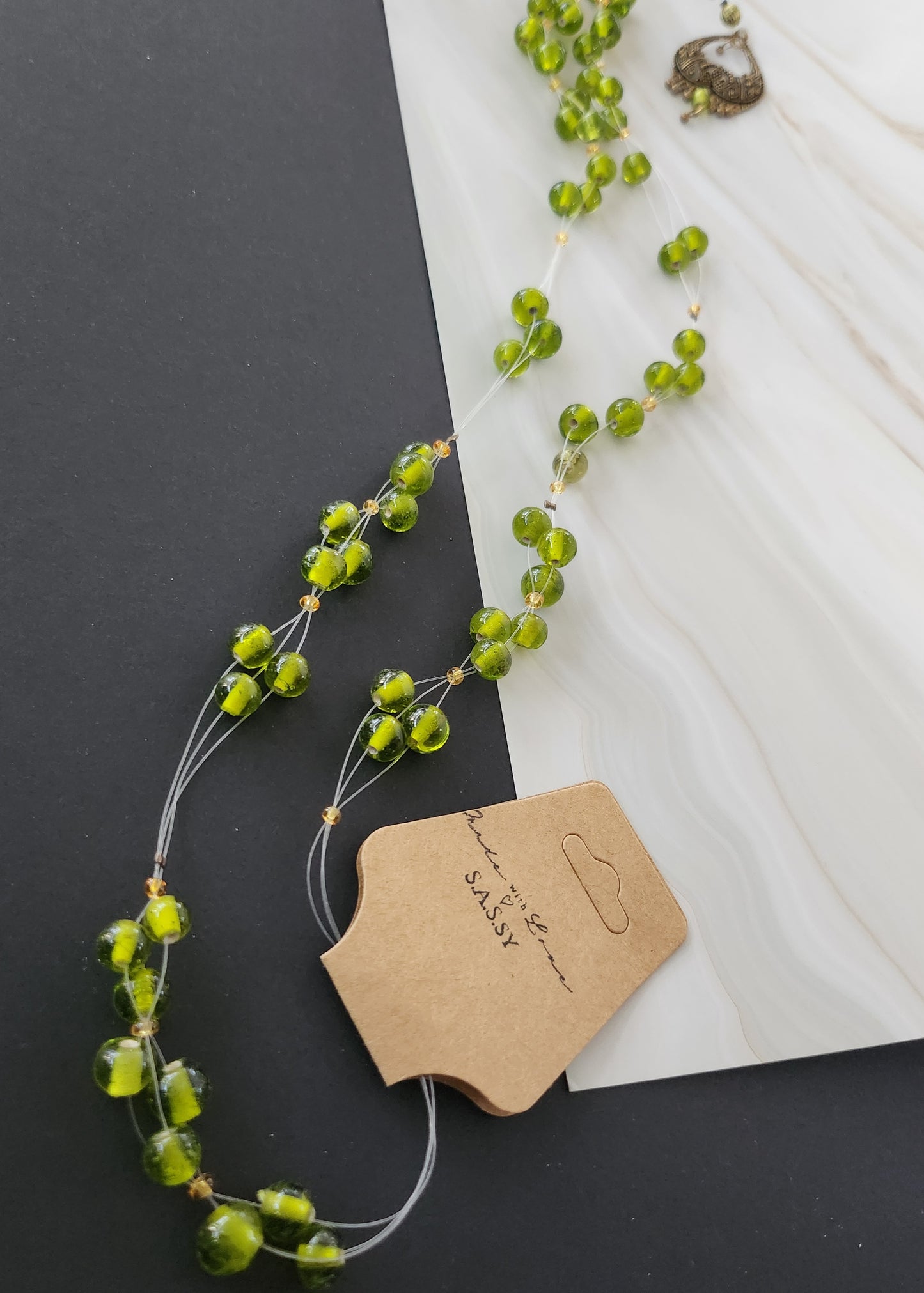 Olive Green Necklace