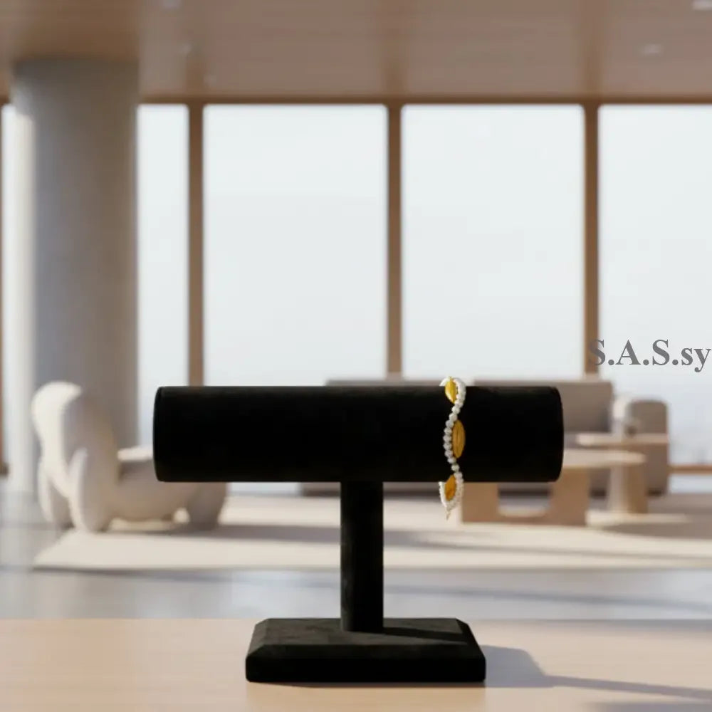 Yellow Shell & Pearl Gold Chain Bracelet - Sassy by Sharmin Aziz