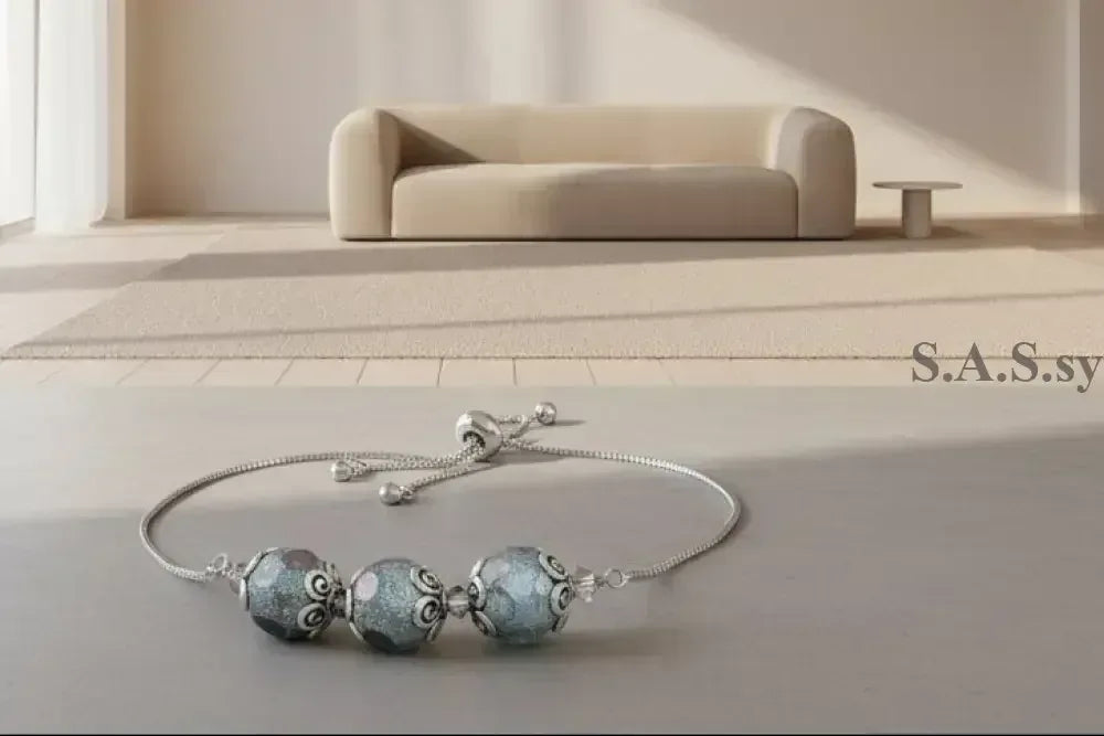 Three Dot Chain Bracelet - Sassy by Sharmin Aziz