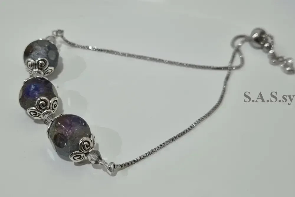 Three Dot Chain Bracelet - Sassy by Sharmin Aziz
