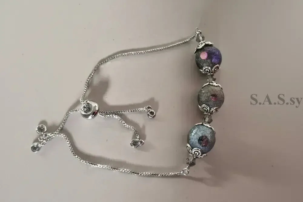 Three Dot Chain Bracelet - Sassy by Sharmin Aziz