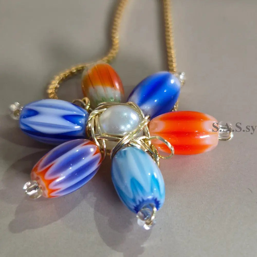 Flower Chain Bracelet - Sassy by Sharmin Aziz