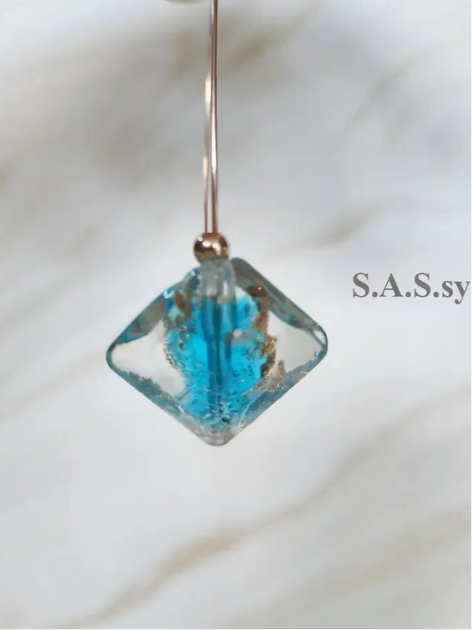 Vibrant Geometric Earrings - Sassy by Sharmin Aziz