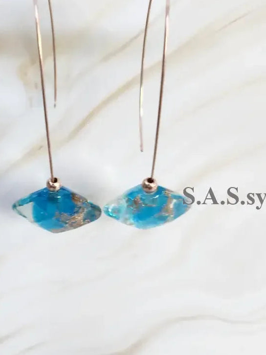 Vibrant Geometric Earrings - Sassy by Sharmin Aziz