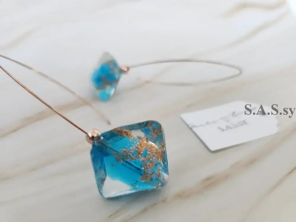 Vibrant Geometric Earrings - Sassy by Sharmin Aziz