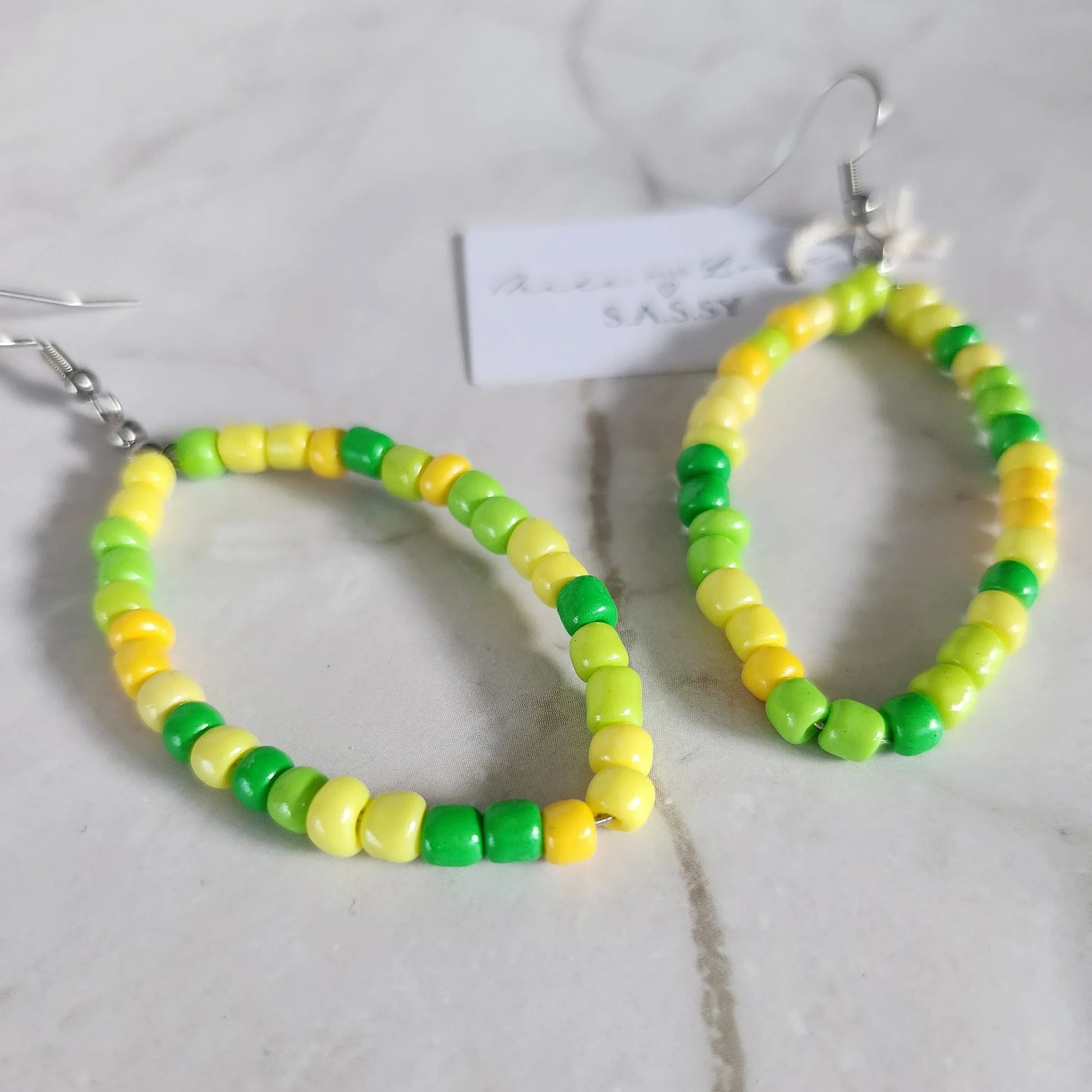 Colour Pop Petal Hoops - Sassy by Sharmin Aziz