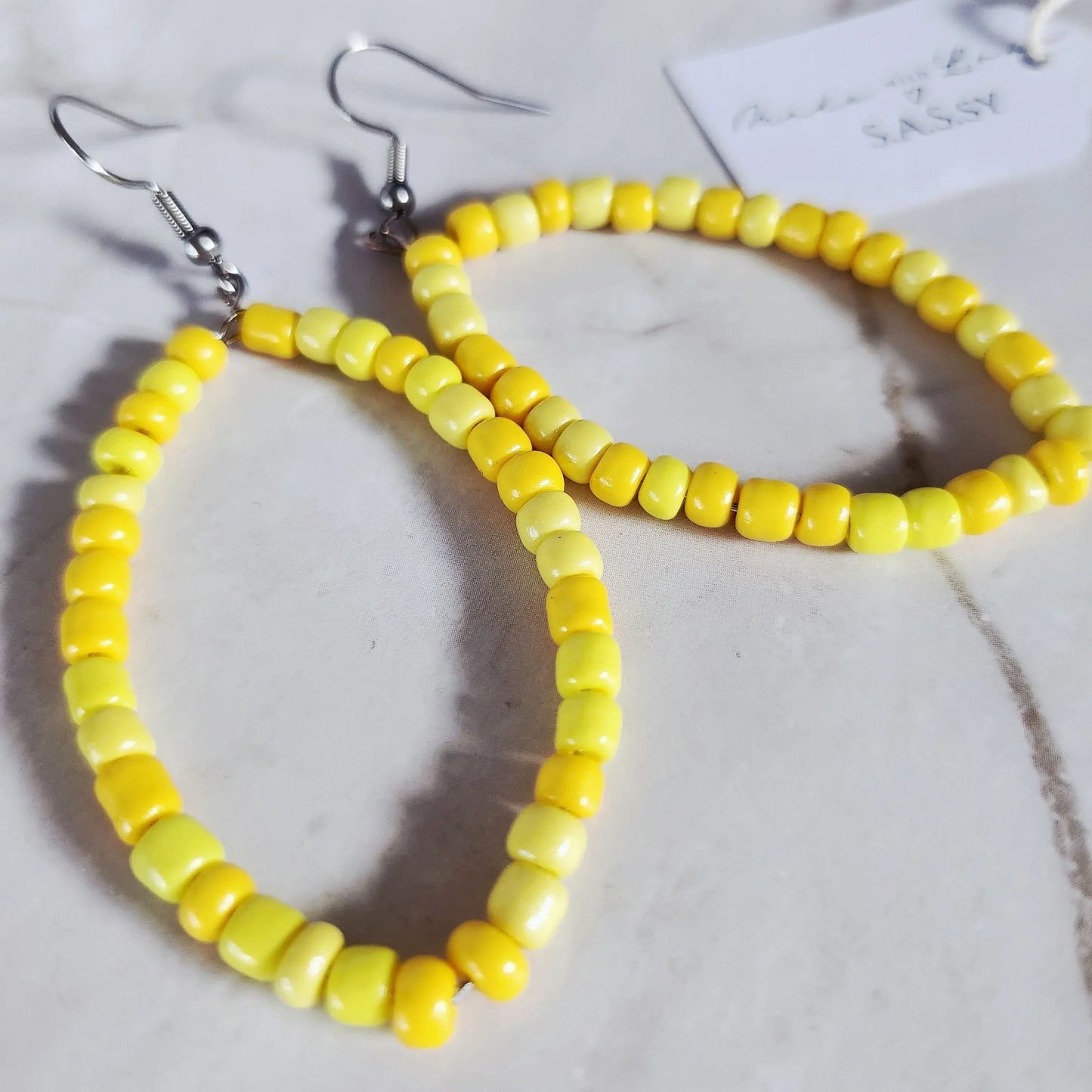 Colour Pop Petal Hoops - Sassy by Sharmin Aziz