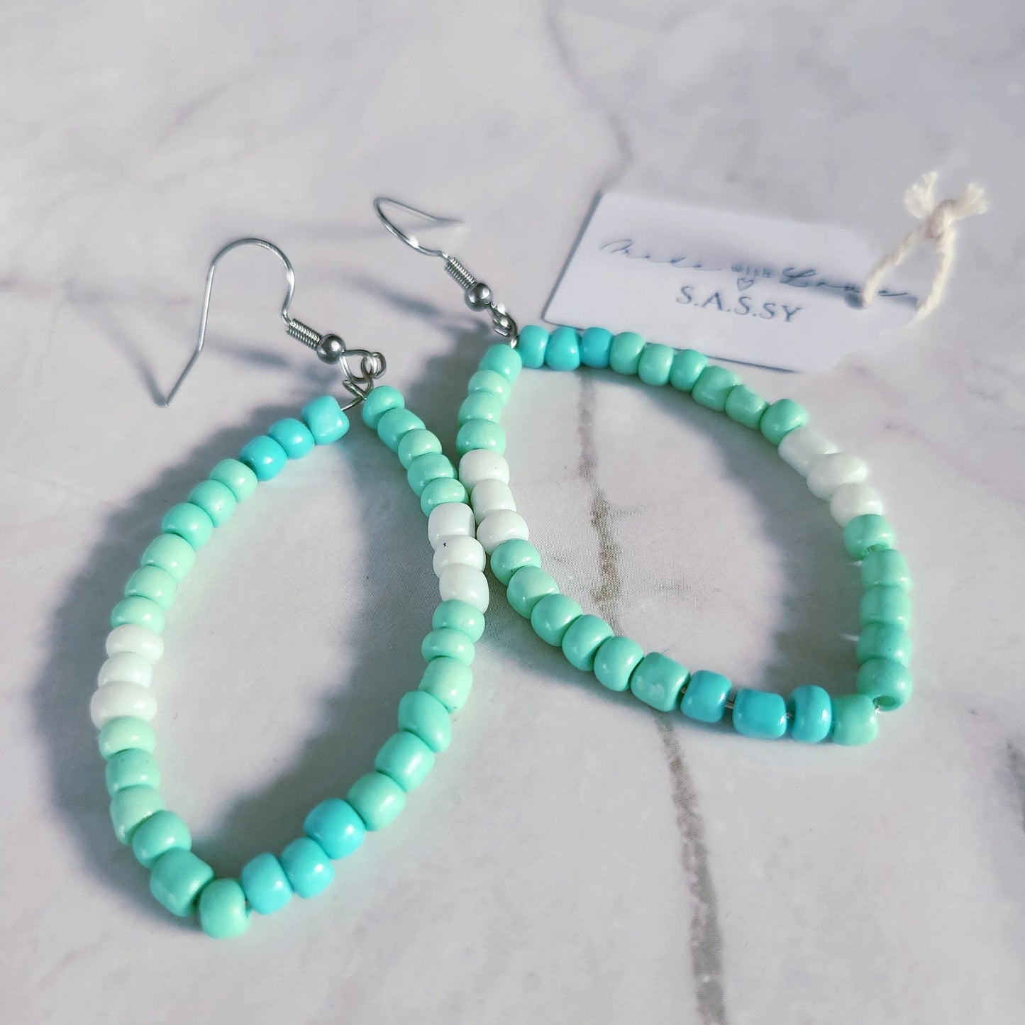 Colour Pop Petal Hoops - Sassy by Sharmin Aziz