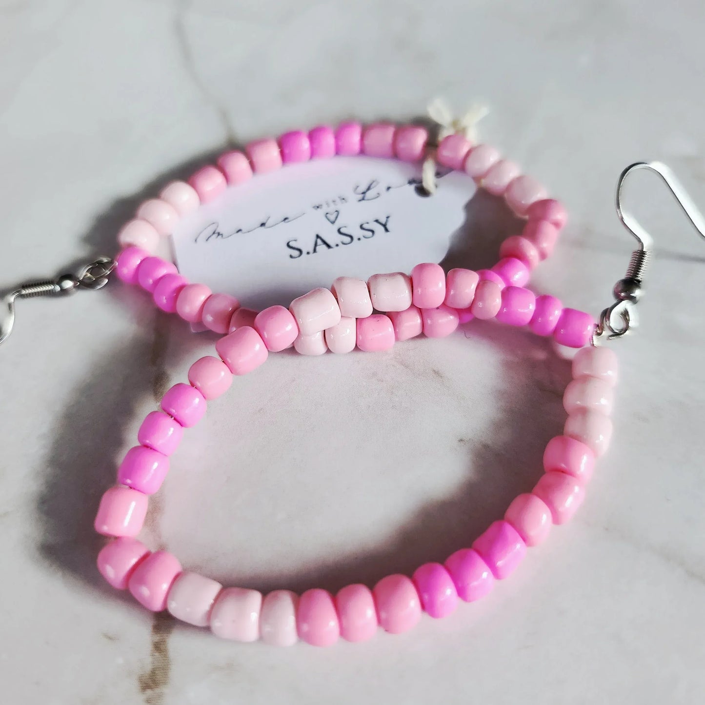 Colour Pop Petal Hoops - Sassy by Sharmin Aziz