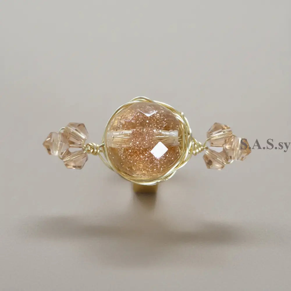 Glitter Cocktail Ring - Sassy by Sharmin Aziz