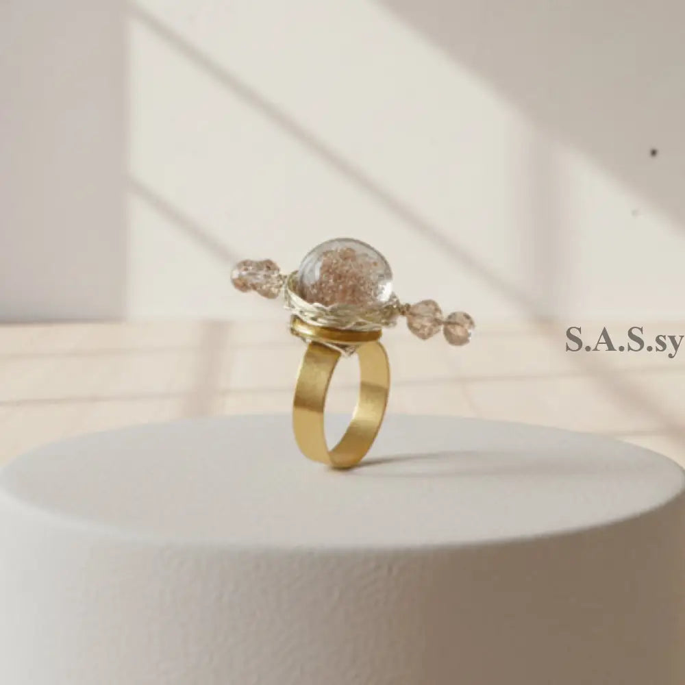 Glitter Cocktail Ring - Sassy by Sharmin Aziz