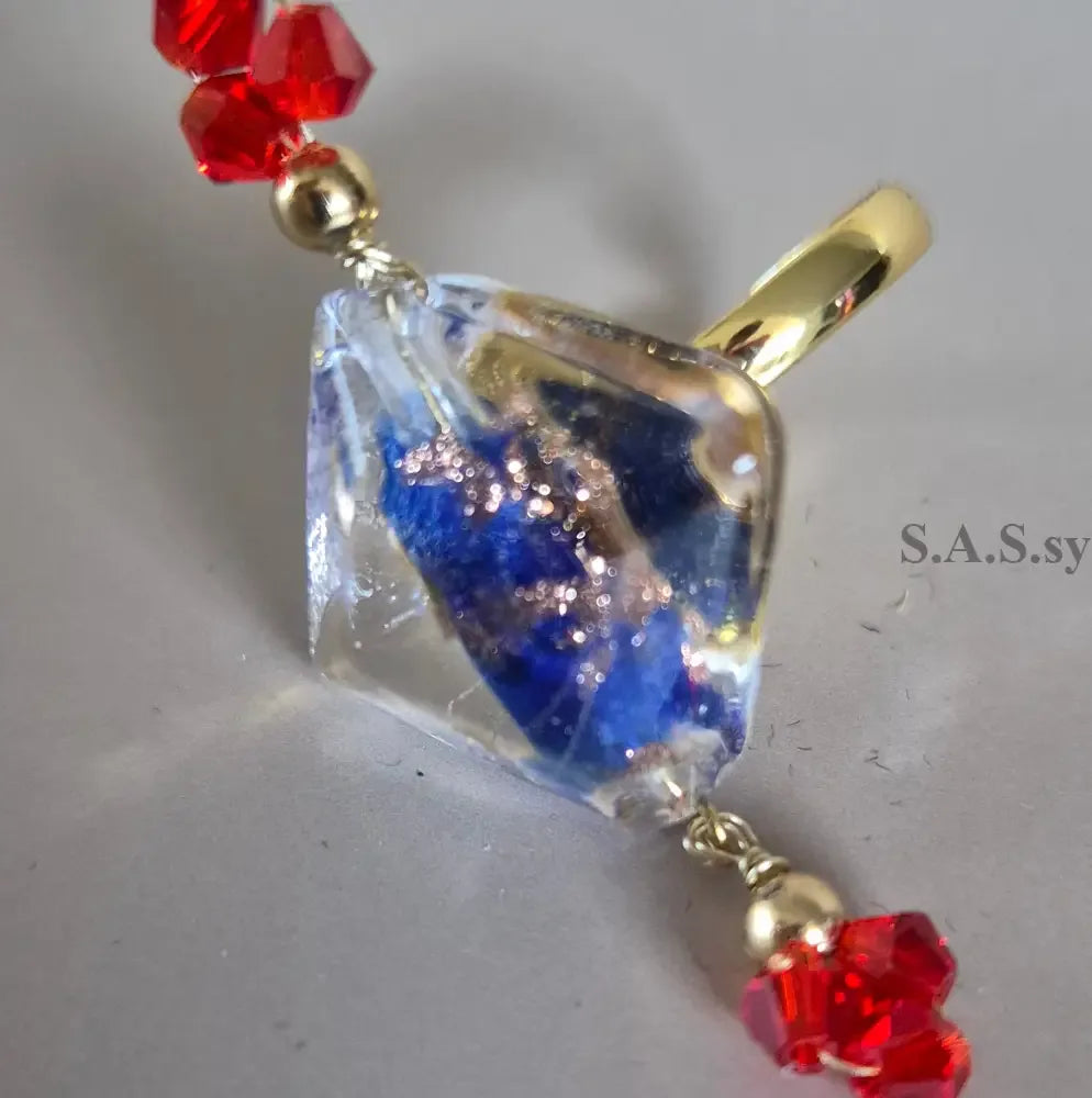 Blue Charm Ring - Sassy by Sharmin Aziz
