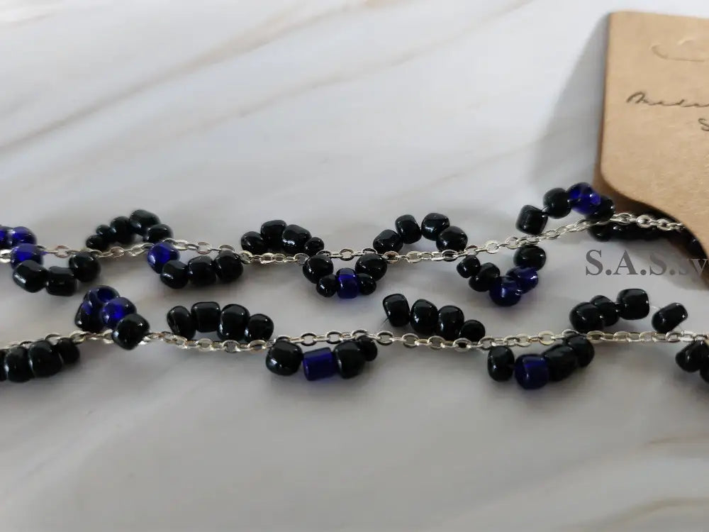 Black Wave Long Chains N08