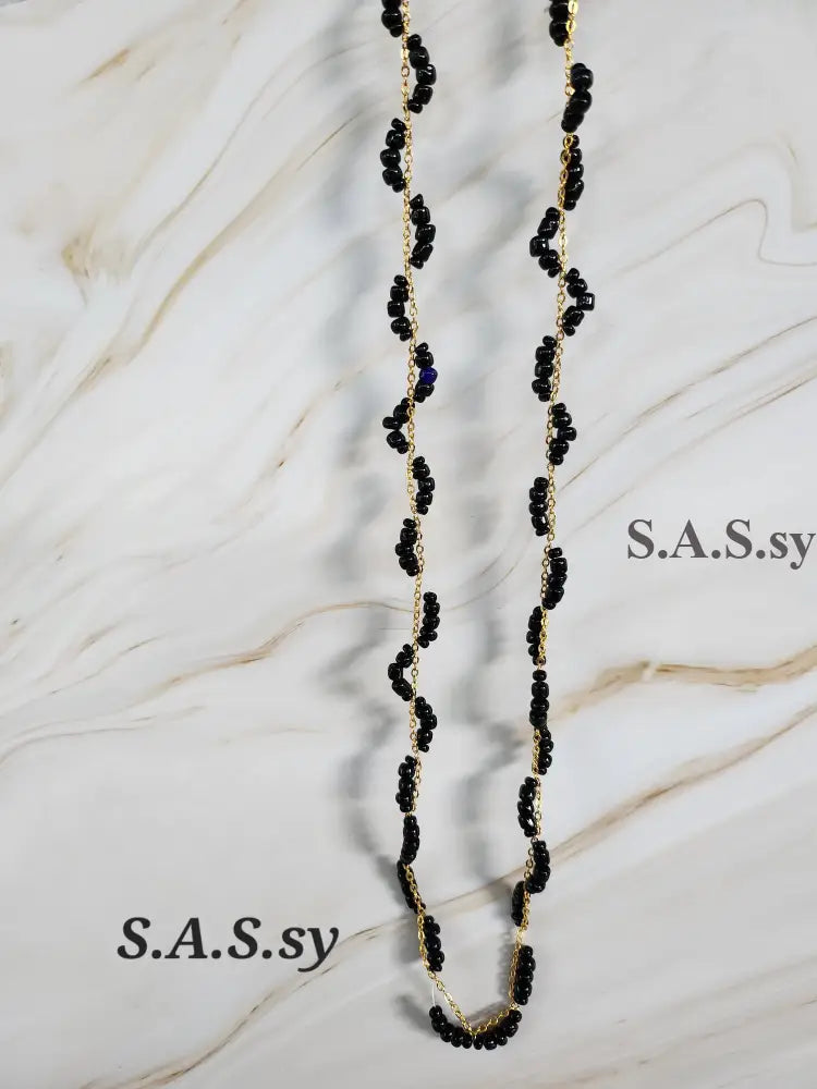 Black Wave Long Chains N08