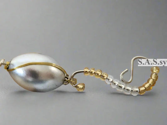 Silver Wire Wrapped Earrings E07 Earrings