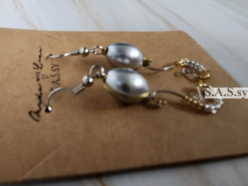 Silver Wire Wrapped Earrings E07 Earrings