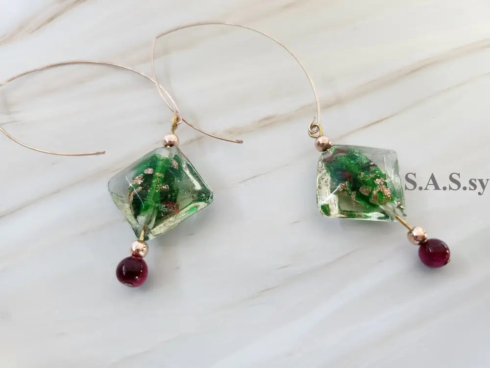 Vibrant Geometric Earrings E16 Earrings